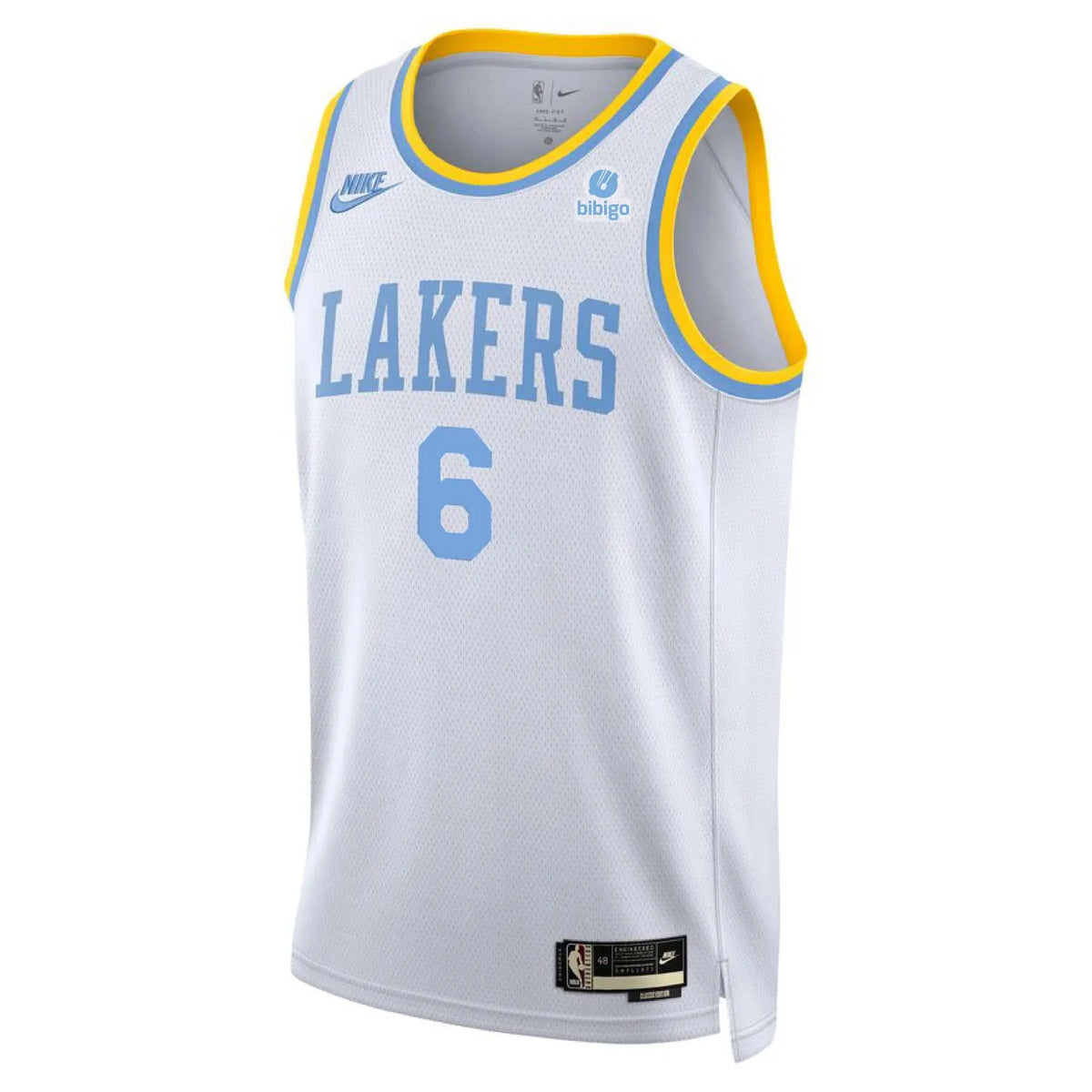 NBA LOS ANGELES LAKERS WHITE BLUE NBA JERSEY