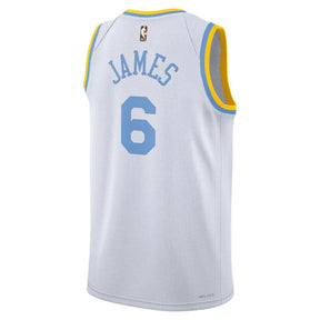 NBA LOS ANGELES LAKERS WHITE BLUE NBA JERSEY
