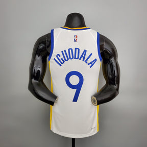 NBA 75TH GOLDEN STATE WARRIORS WHITE NBA JERSEY