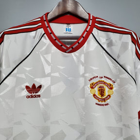 CAMISA RETRÔ MANCHESTER UNITED AWAY 91/92