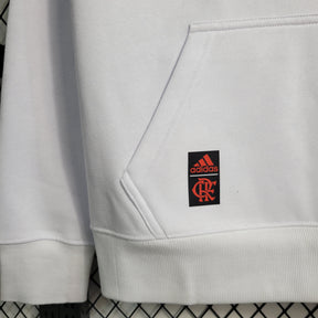 MOLETOM FLAMENGO WHITE 23/24