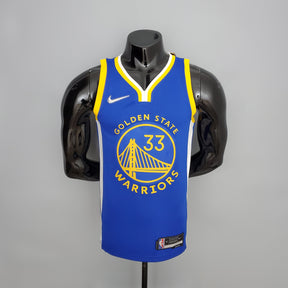 NBA 75TH GOLDEN STATE WARRIORS BLUE NBA JERSEY