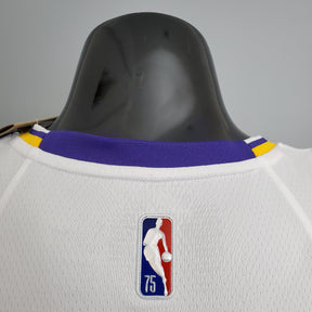 NBA 75TH LOS ANGELES LAKERS WHITE NBA JERSEY
