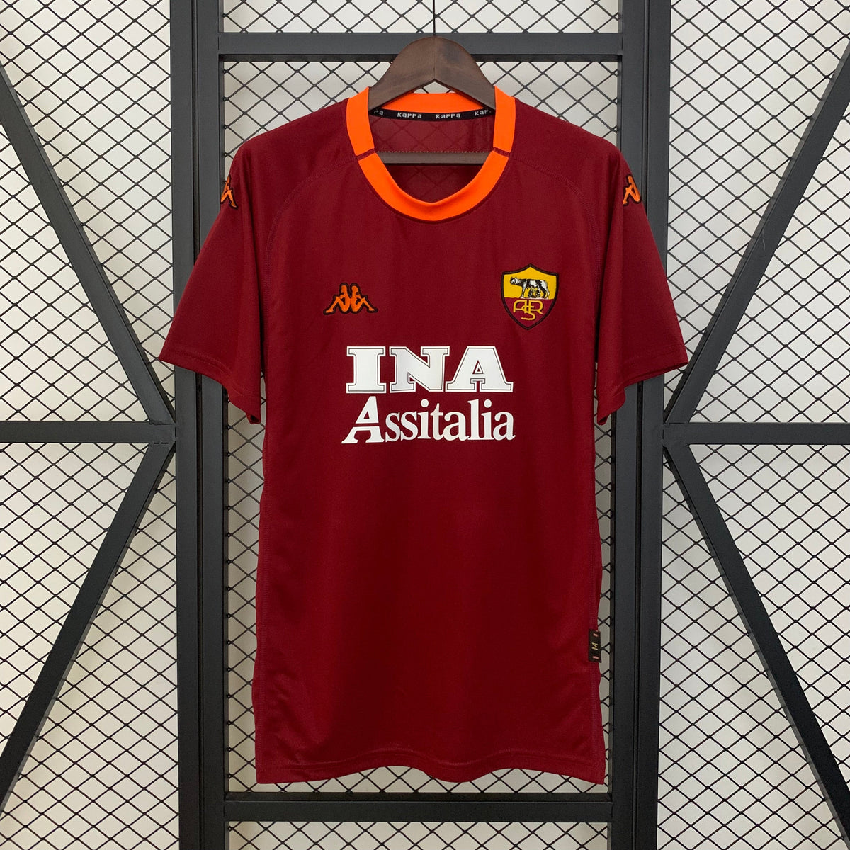 CAMISA RETRÔ ROMA HOME 00/01