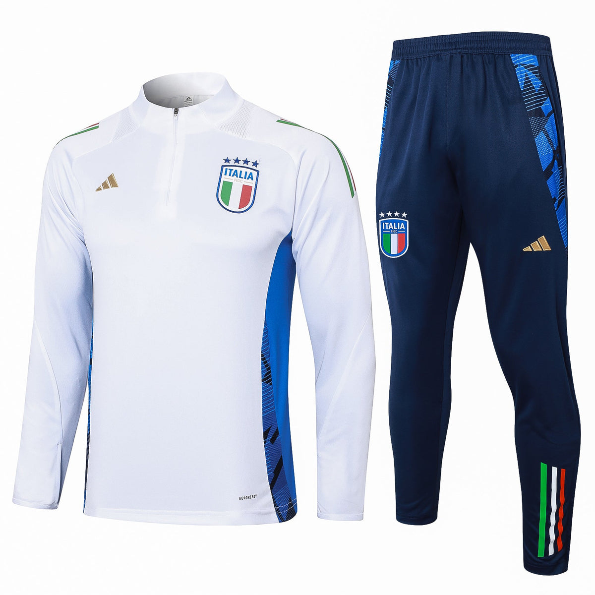 CONJUNTO DE TREINO ITÁLIA WHITE 24/25