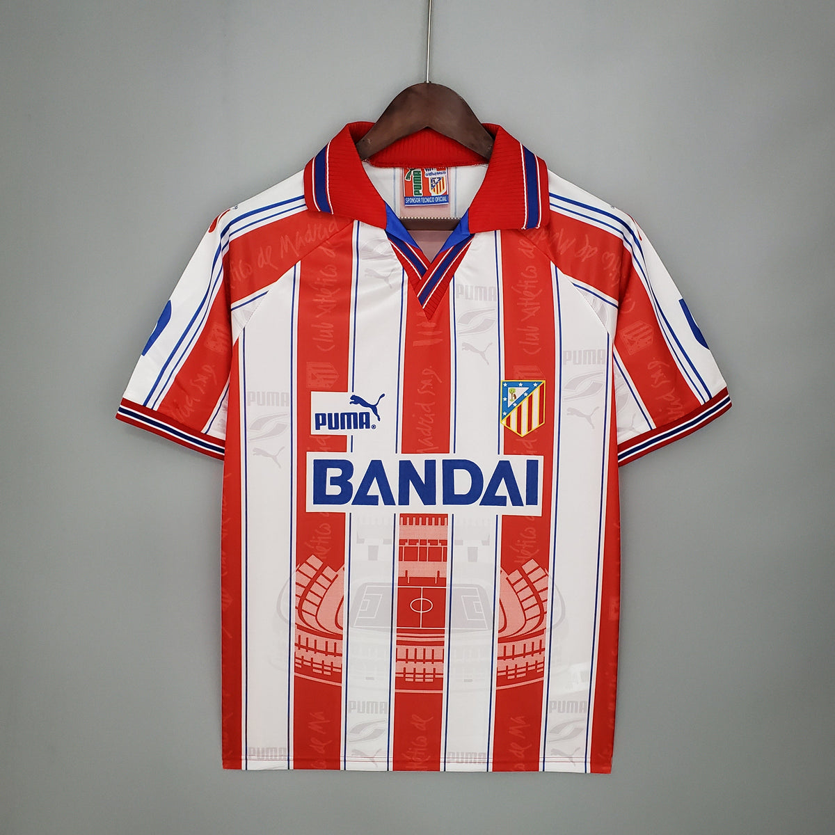 CAMISA RETRÔ ATLÉTICO DE MADRID HOME 96/97