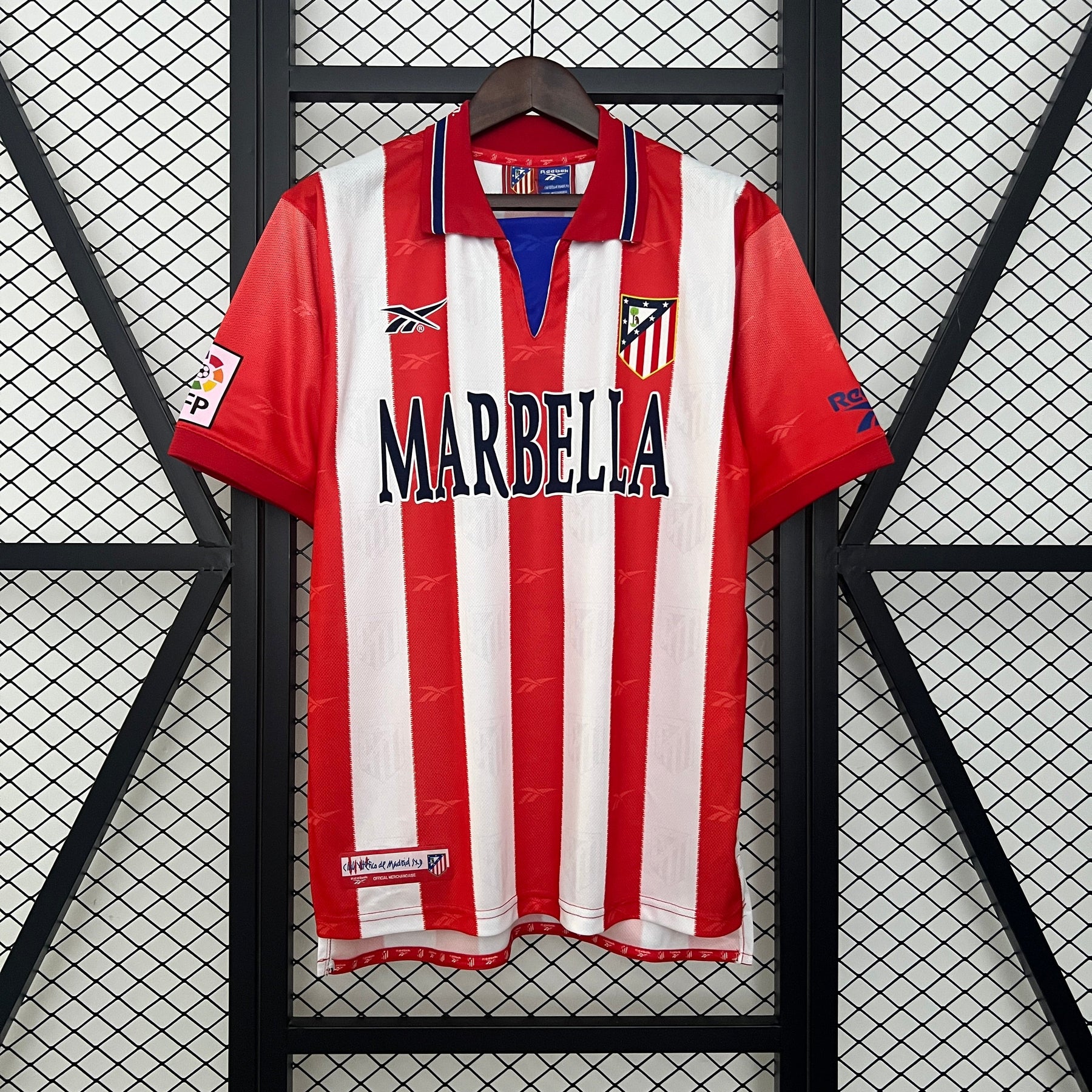 CAMISA RETRÔ ATLÉTICO DE MADRID HOME 98/99