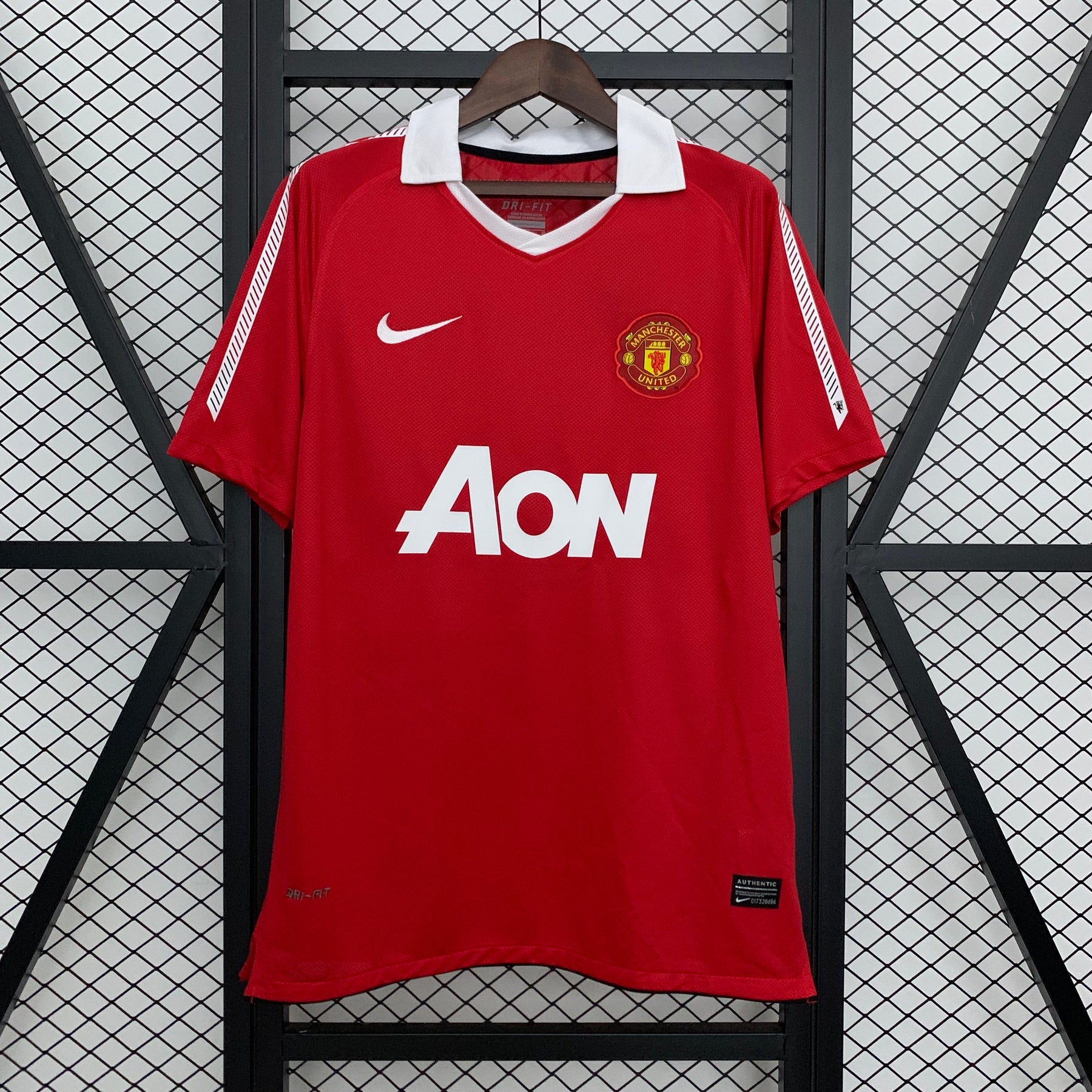 CAMISA RETRÔ MANCHESTER UNITED HOME 10/11