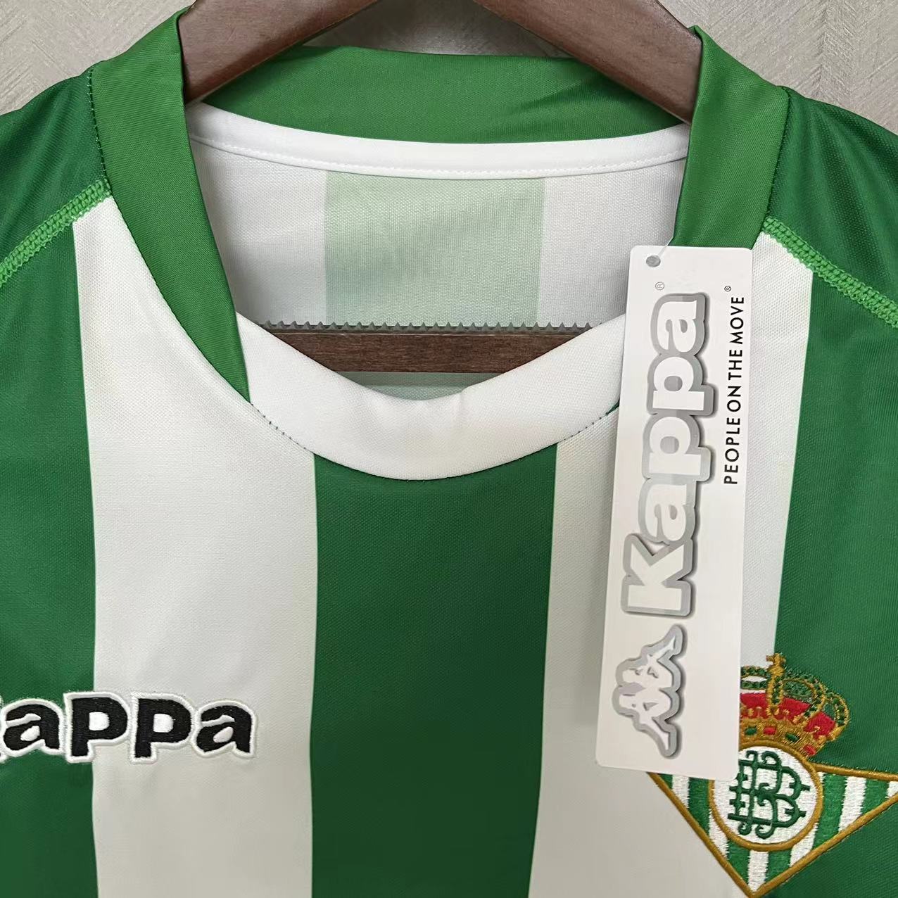 CAMISA RETRÔ REAL BÉTIS HOME 01/02