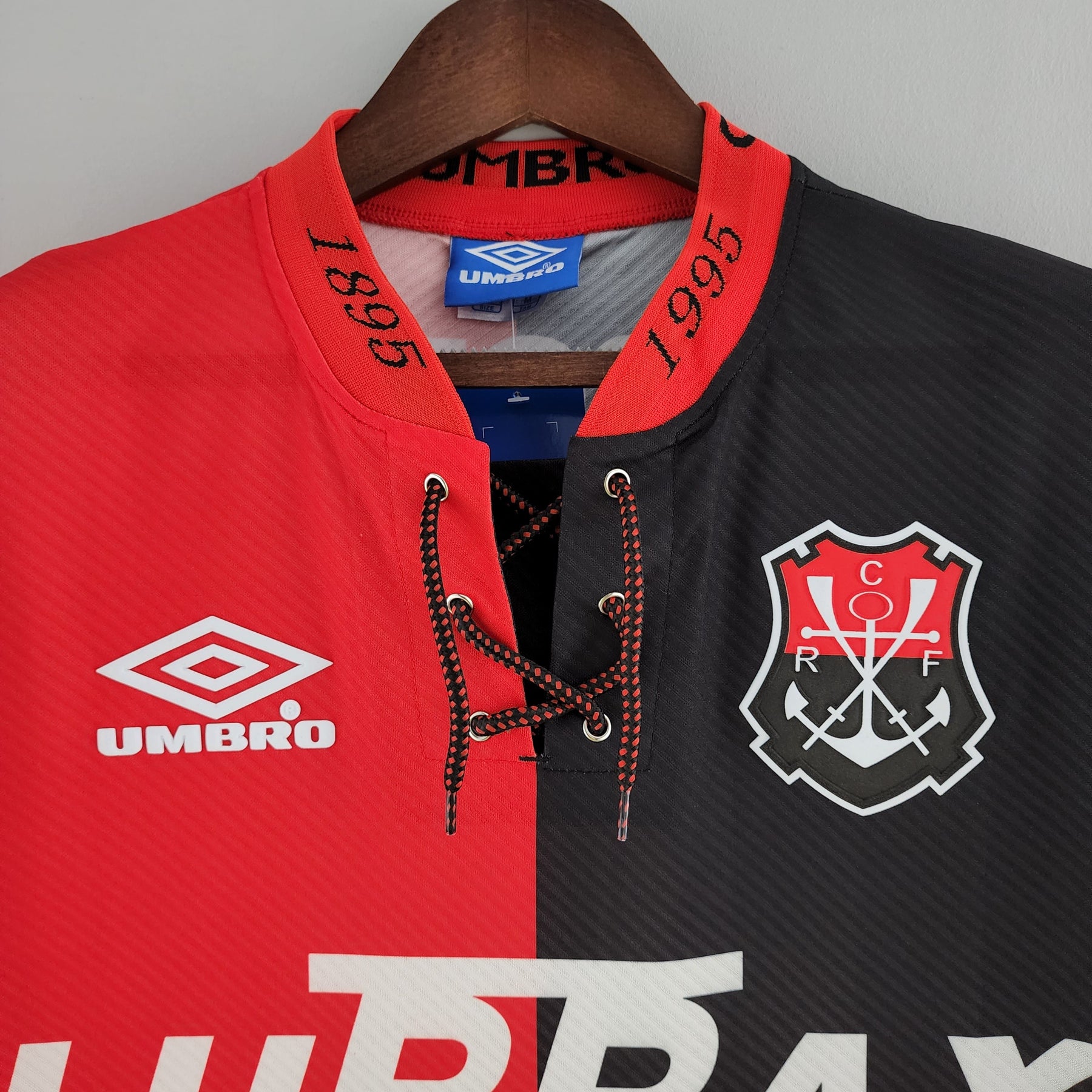 CAMISA RETRÔ FLAMENGO 1995 ANIVERSÁRIO 100 ANOS