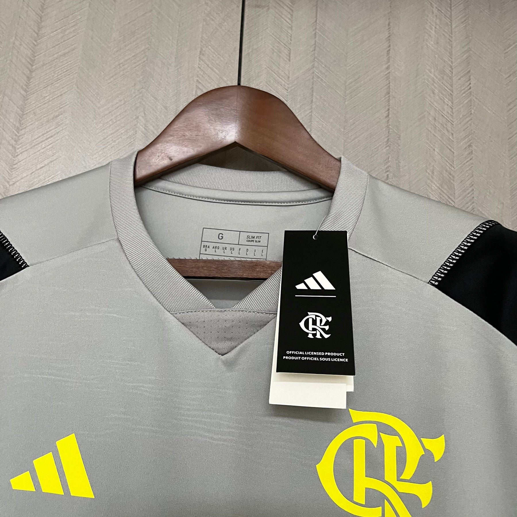 CAMISA FLAMENGO TREINO CINZA 24/25