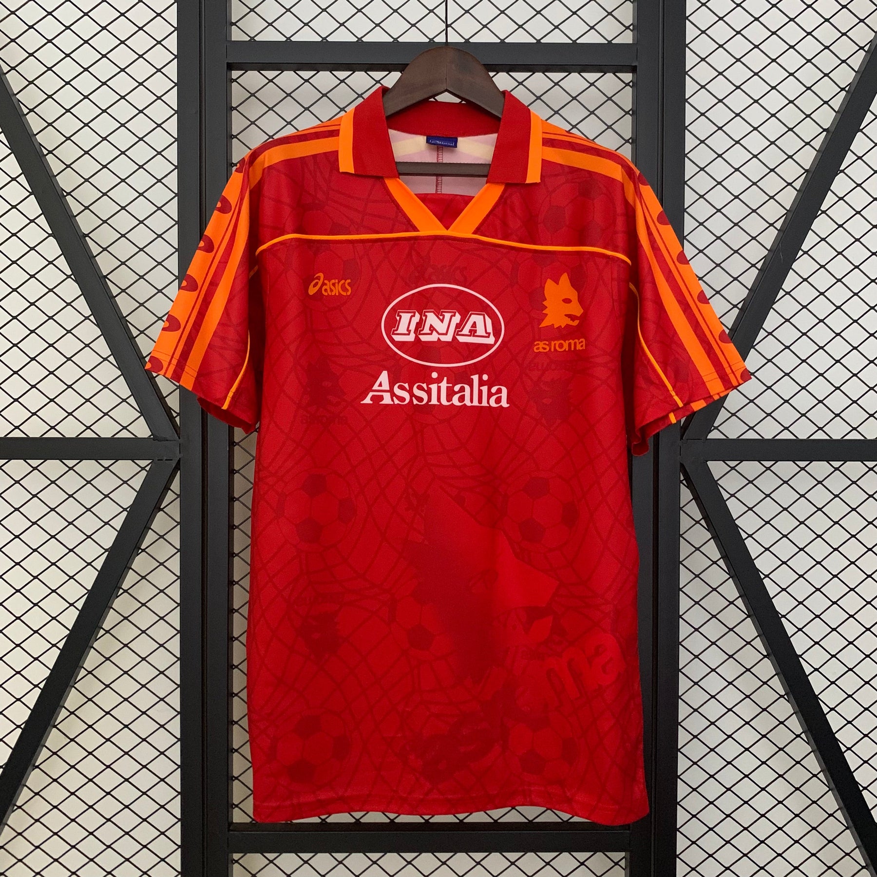 CAMISA RETRÔ ROMA HOME 95/96