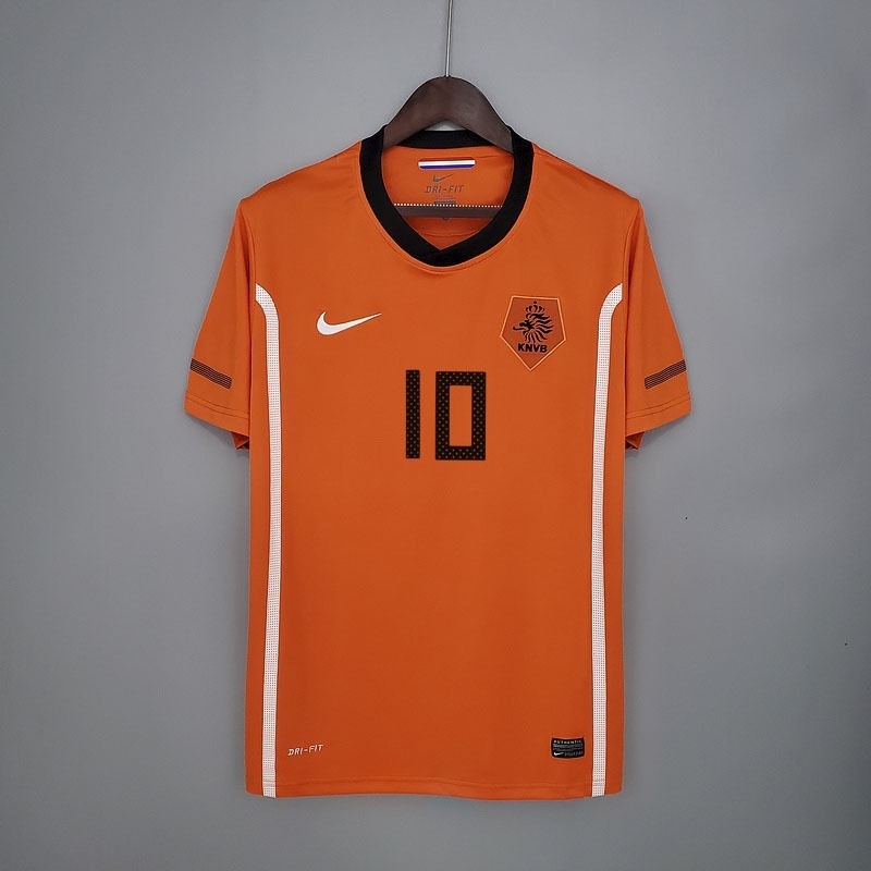 CAMISA RETRÔ HOLANDA HOME 2010