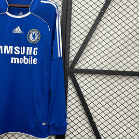 CAMISA RETRÔ MANGA LONGA CHELSEA HOME 06/07