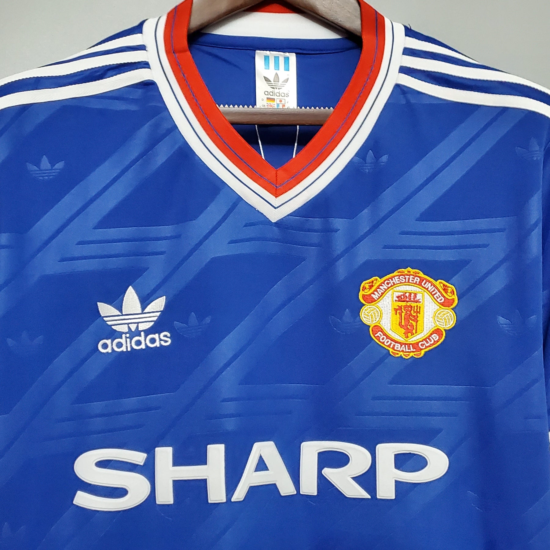 CAMISA RETRÔ MANCHESTER UNITED THIRD 86/88