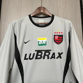 CAMISA FLAMENGO RETRÔ MANGA LONGA GOLEIRO 02/03
