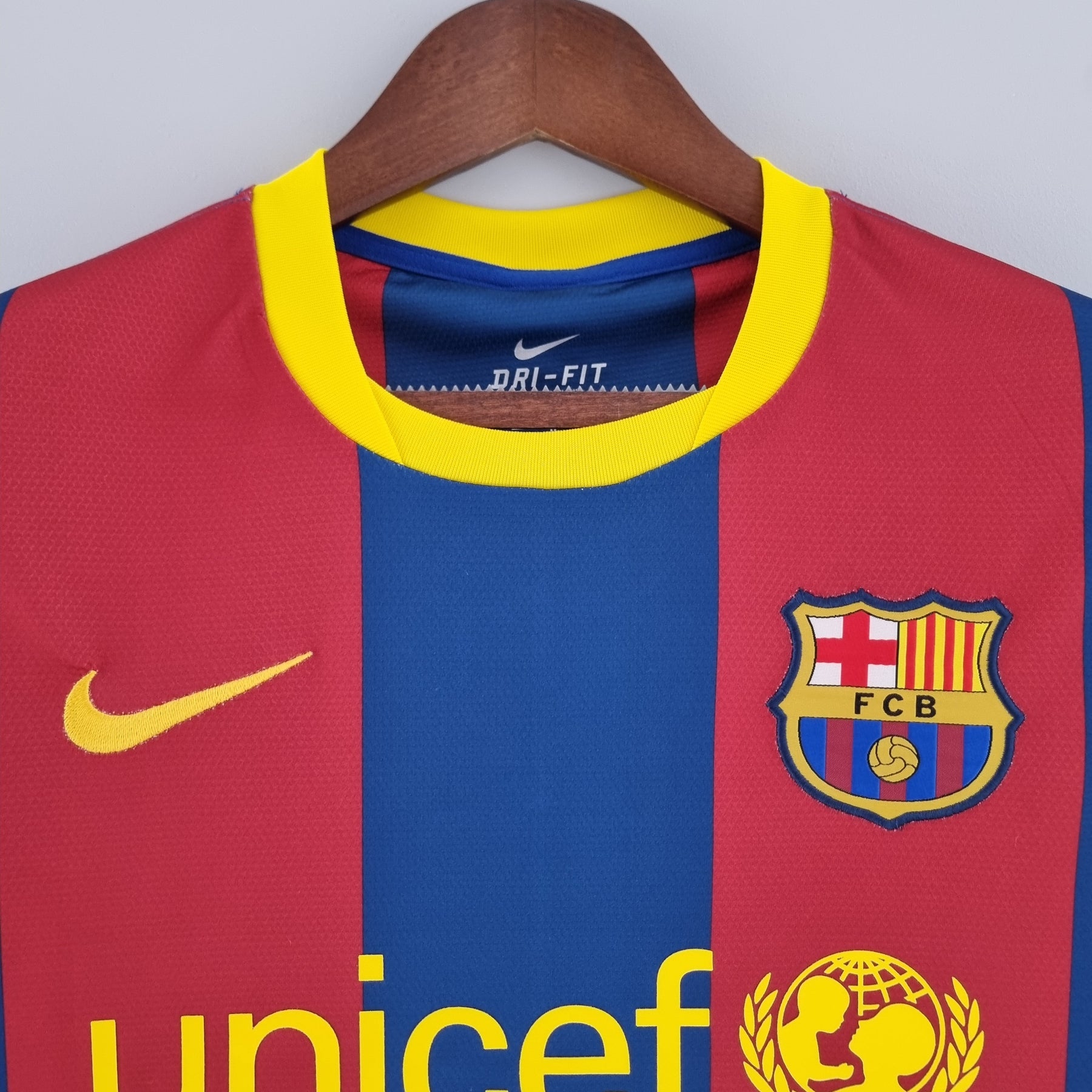 CAMISA RETRÔ BARCELONA HOME MANGA LONGA 10/11