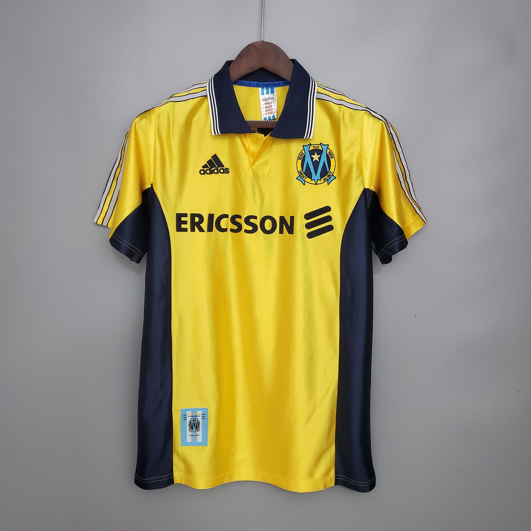 CAMISA OLIMPIQUE DE MARSELHA RETRÔ AWAY 98/99