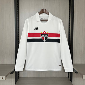 CAMISA SÃO PAULO MANGA LONGA HOME 24/25