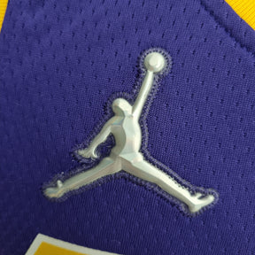 NBA 75TH LOS ANGELES LAKERS PURPLE NBA JERSEY