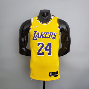 NBA 75TH LOS ANGELES LAKERS YELLOW NBA JERSEY