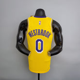 NBA 75TH LOS ANGELES LAKERS YELLOW NBA JERSEY