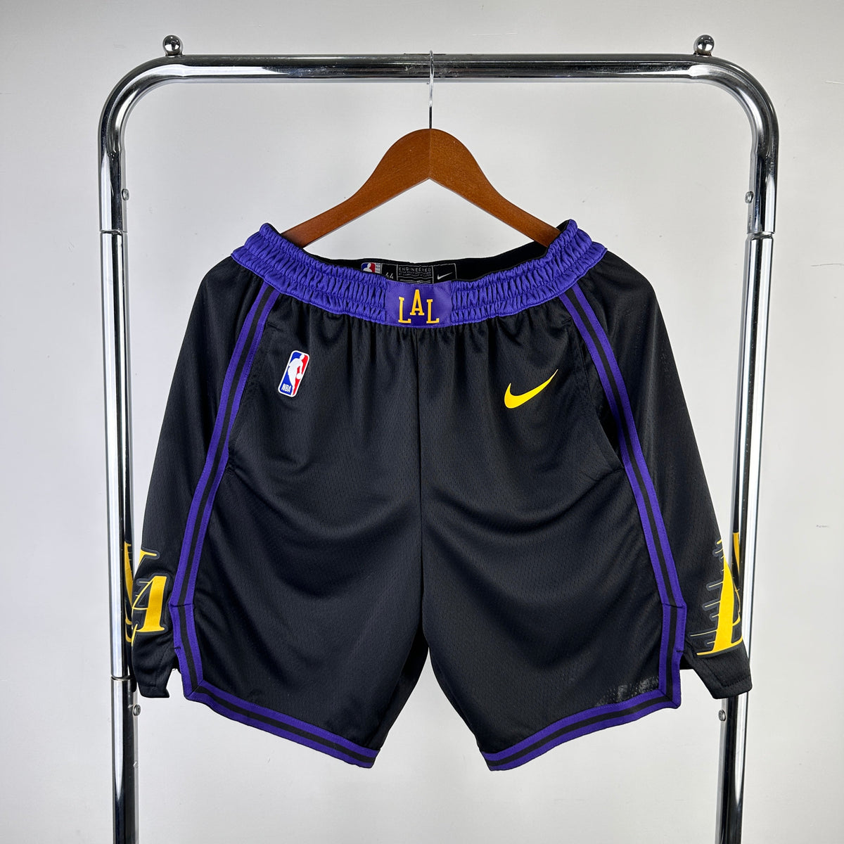 NBA SHORT LOS ANGELES LAKERS CITY EDITION DARK BLUE 23/24