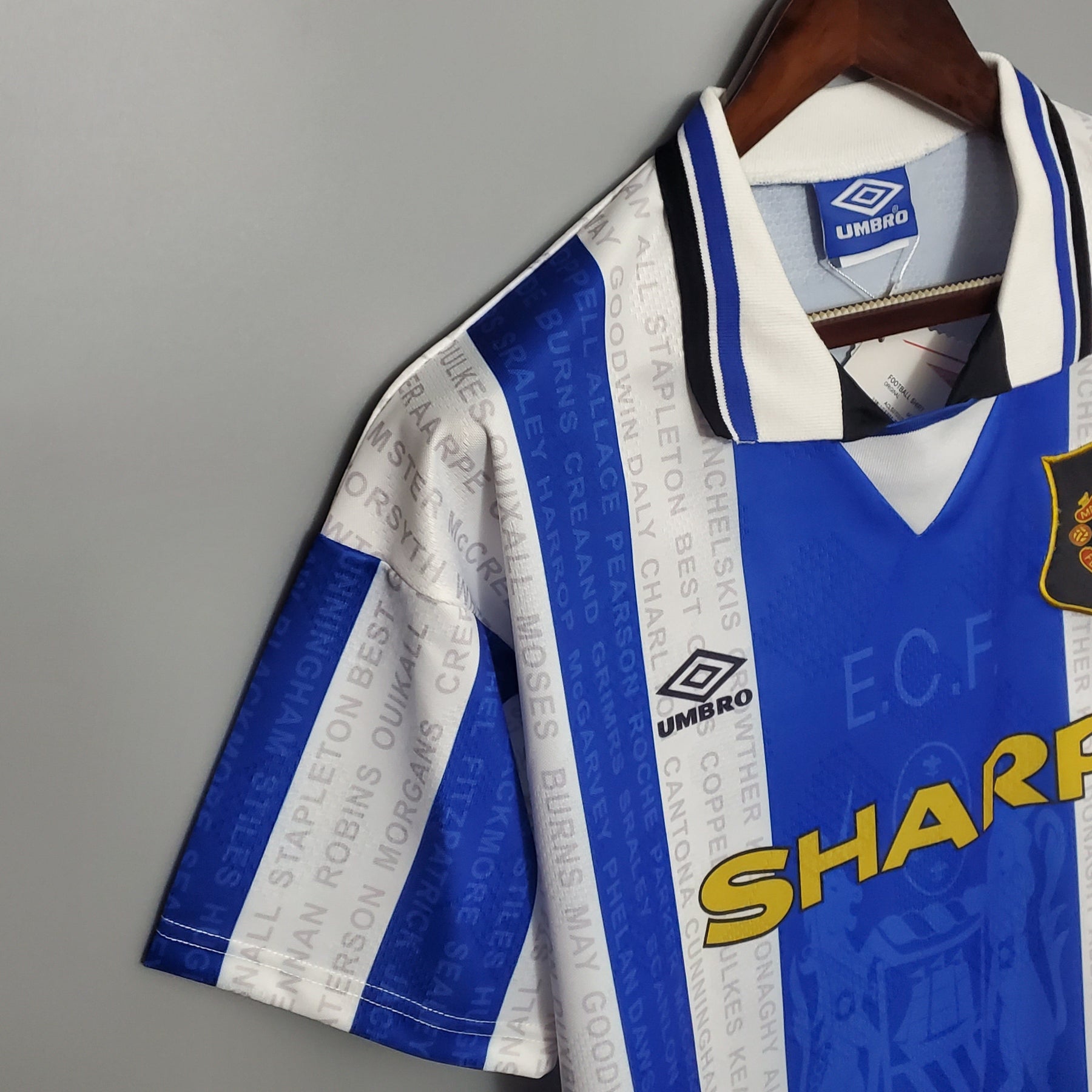 CAMISA RETRÔ MANCHESTER UNITED AWAY 94/96