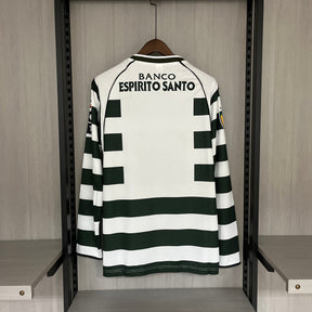 CAMISA RETRÔ SPORTING HOME MANGA LONGA 01/03