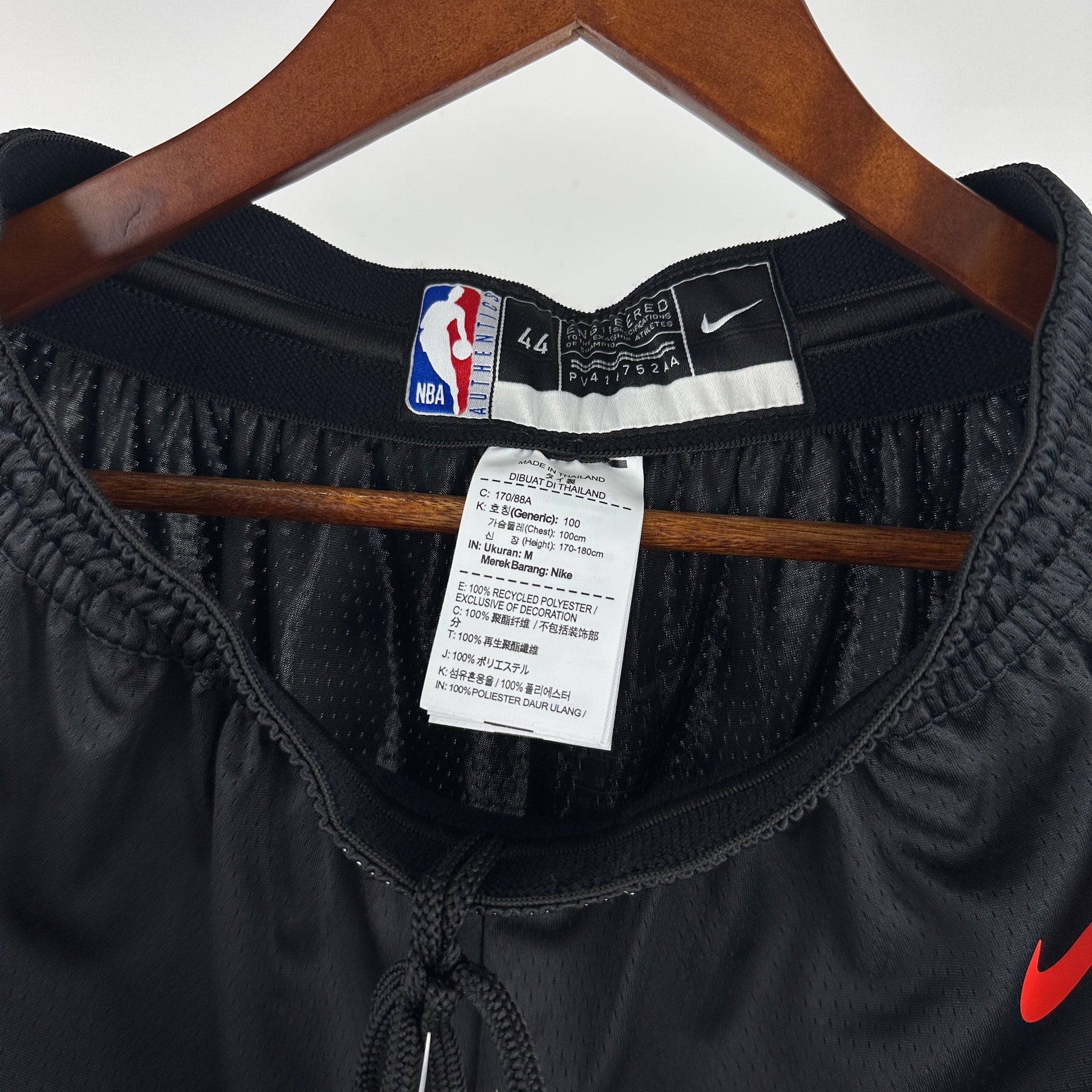 NBA SHORT MIAMI HEAT BLACK AWAY 23/24