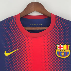 CAMISA RETRÔ BARCELONA HOME MANGA LONGA 12/13