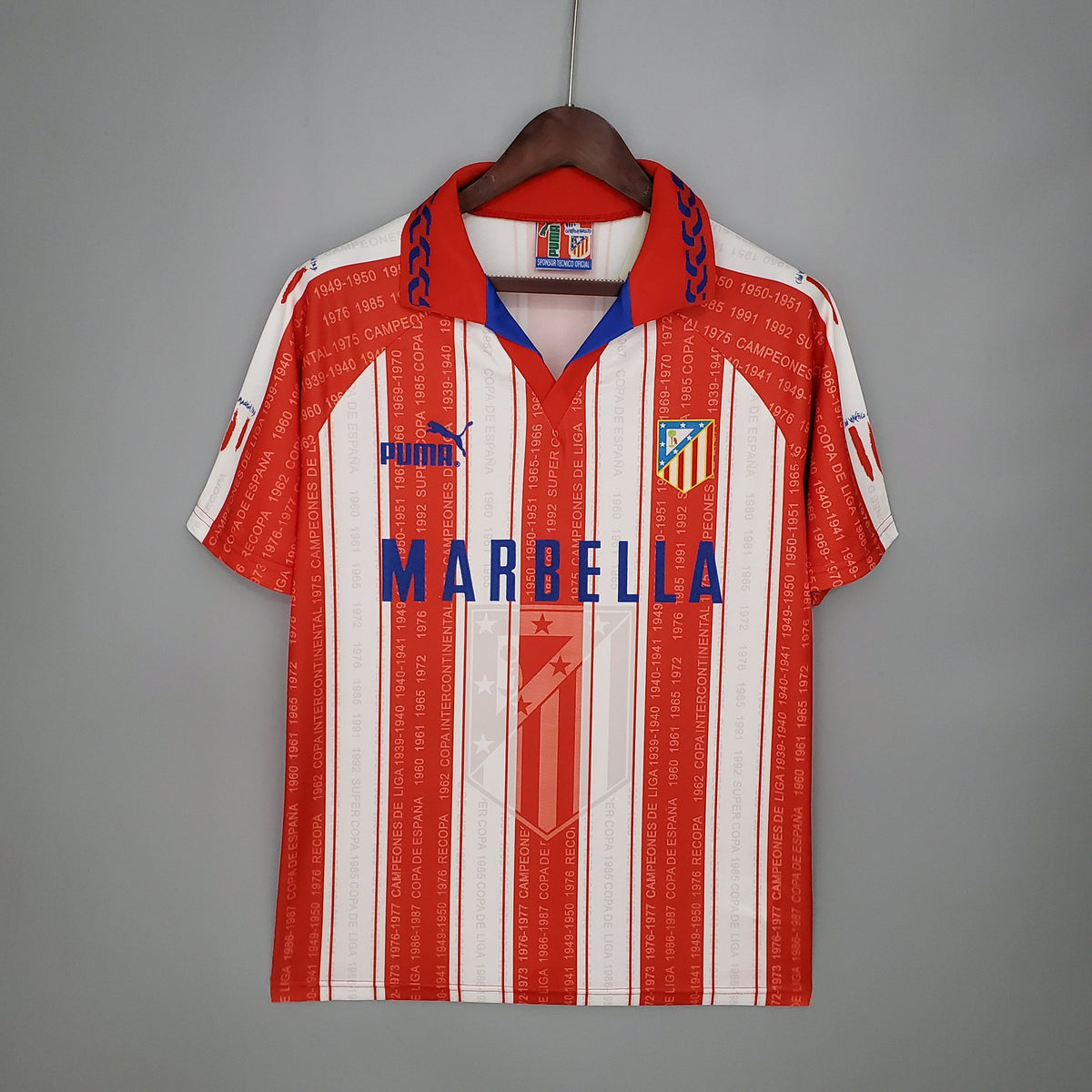 CAMISA RETRÔ ATLÉTICO DE MADRID HOME 95/96