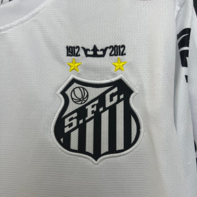 CAMISA SANTOS RETRÔ MANGA LONGA HOME 2011/12