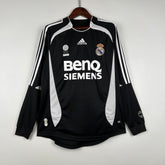 CAMISA REAL MADRID MANGA LONGA RETRÔ THIRD 06/07