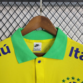 CAMISA BRASIL POLO AMARELO 22/23