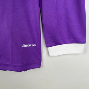 CAMISA REAL MADRID MANGA LONGA RETRÔ AWAY 16/17