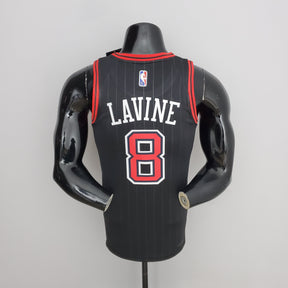 NBA 75TH CHICAGO BULLS FLYERS BLACK NBA JERSEY