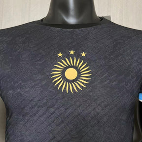 CAMISA LIONEL MESSI ARGENTINA BLACK VERSÃO JOGADOR 23/24