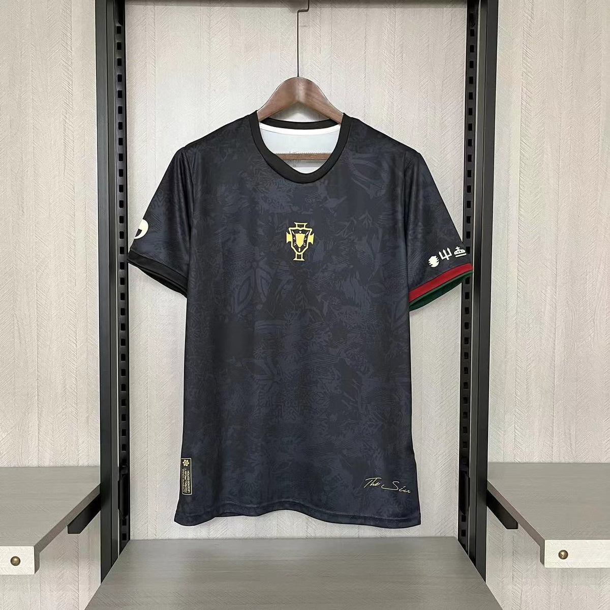 CAMISA CRISTIANO RONALDO PORTUGAL BLACK 23/24