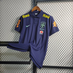 CAMISA BRASIL POLO AZUL ESCURO 22/23