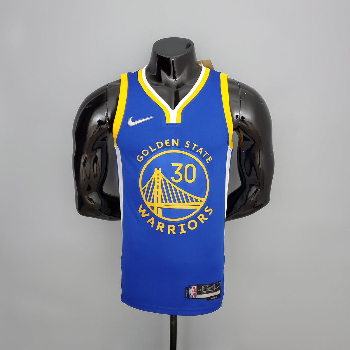 NBA 75TH GOLDEN STATE WARRIORS BLUE NBA JERSEY