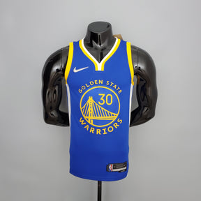 NBA 75TH GOLDEN STATE WARRIORS BLUE NBA JERSEY