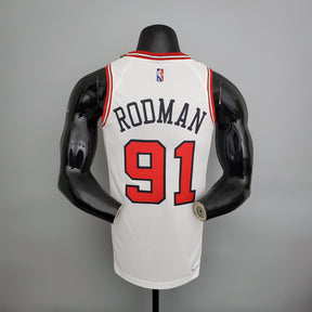 NBA 75TH CHICAGO BULLS WHITE NBA JERSEY