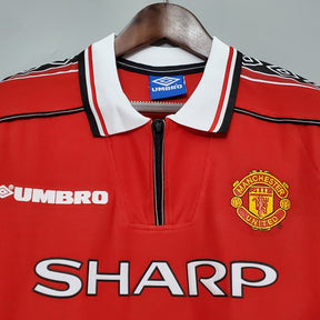 CAMISA RETRÔ MANCHESTER UNITED HOME 98/99