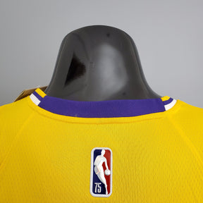 NBA 75TH LOS ANGELES LAKERS YELLOW NBA JERSEY