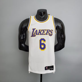 NBA 75TH LOS ANGELES LAKERS WHITE NBA JERSEY