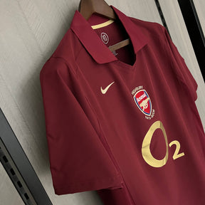 CAMISA ARSENAL RETRÔ HOME 05/06