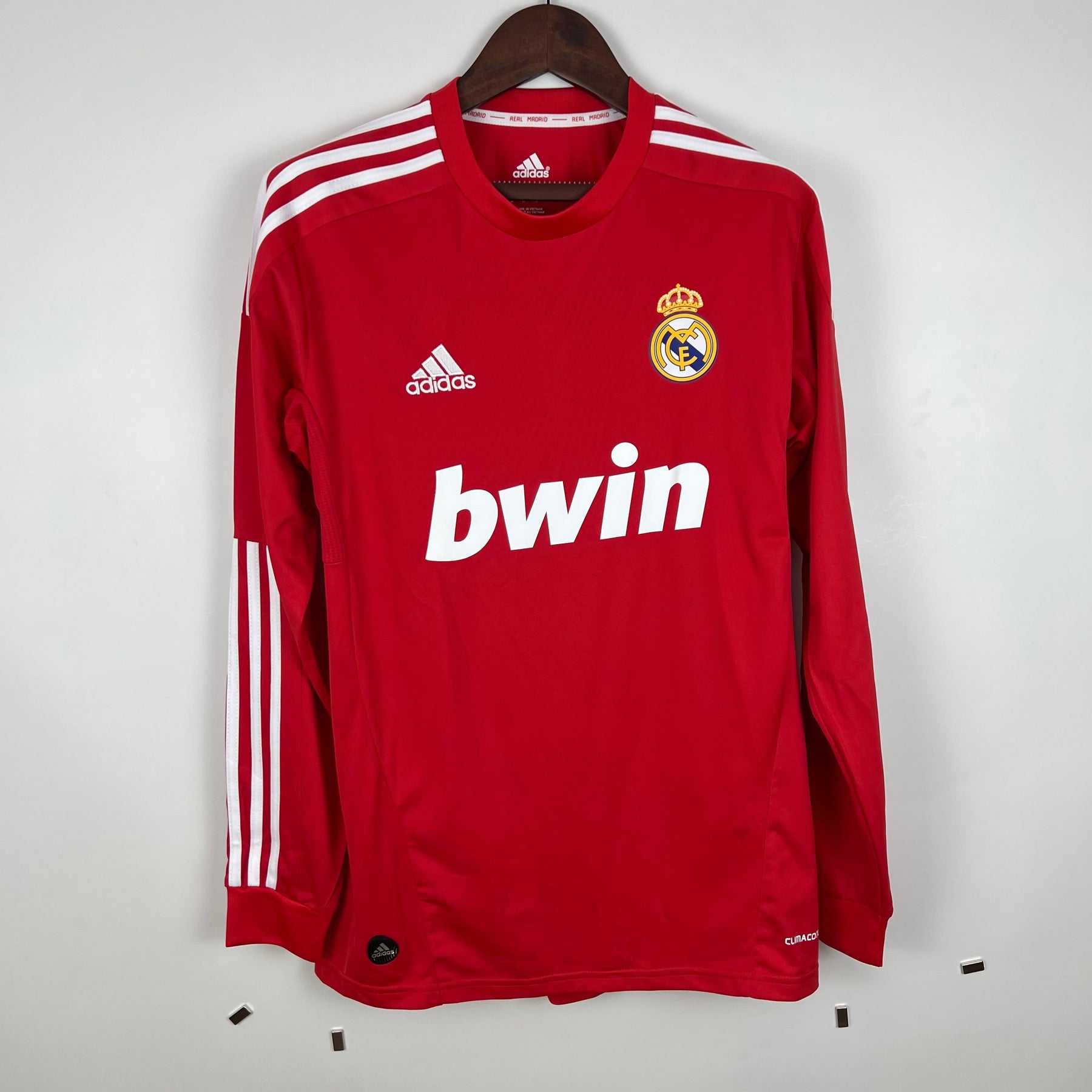CAMISA REAL MADRID MANGA LONGA RETRÔ THIRD 11/12
