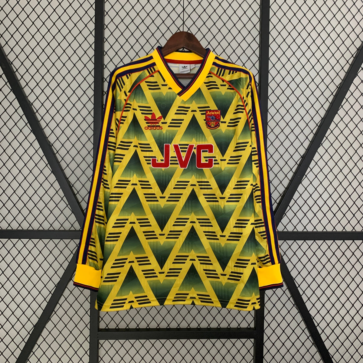 CAMISA RETRÔ ARSENAL AWAY MANGA LONGA 91/93