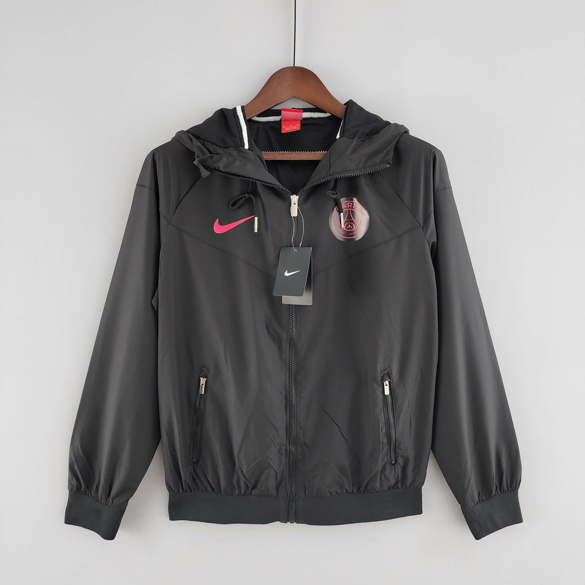 CORTA-VENTO PSG BLACK & PINK 22/23